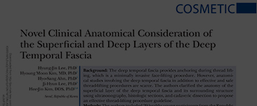 Lee HJ, Kim HM, Ahn HS, Lee JH, Kim HJ. Novel Clinical Anatomical Consideration of the Superficial and Deep Layers of the Deep Temporal Fascia. Plast Reconstr Surg. 2024 Mar 1;153(3):591-599. doi: 10.1097/PRS.0000000000010507. Epub 2023 Apr 4. PMID: 37010